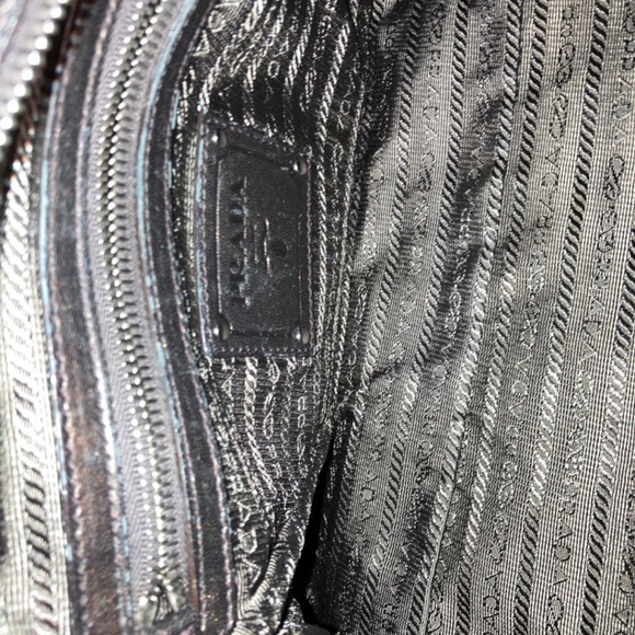 Authentic PRADA BAULETTO Purse Colour CACAO Mordore BL0542 Rare w/ Certificate - Picture 15 of 16